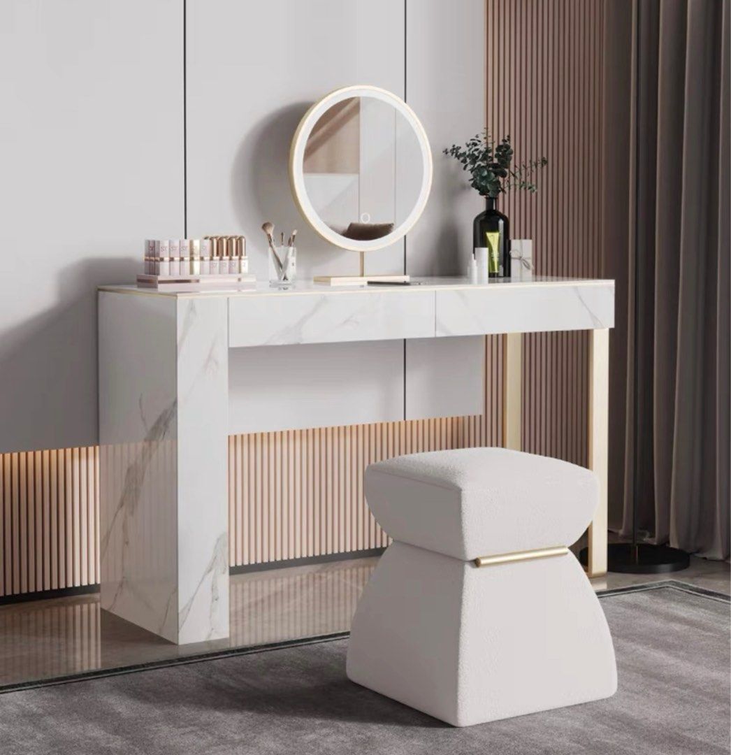 HELEEN Modern Sintered Stone Vanity Table