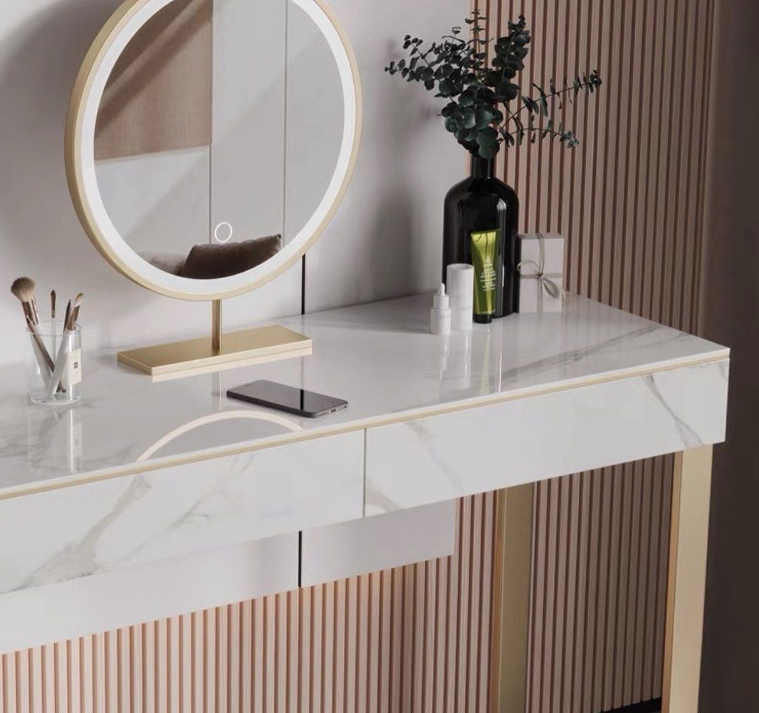 HELEEN Modern Sintered Stone Vanity Table