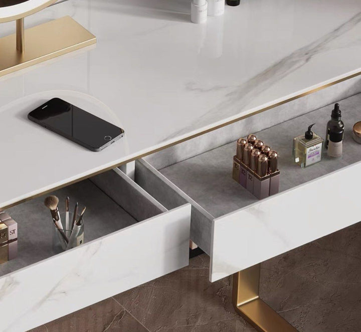 HELEEN Modern Sintered Stone Vanity Table