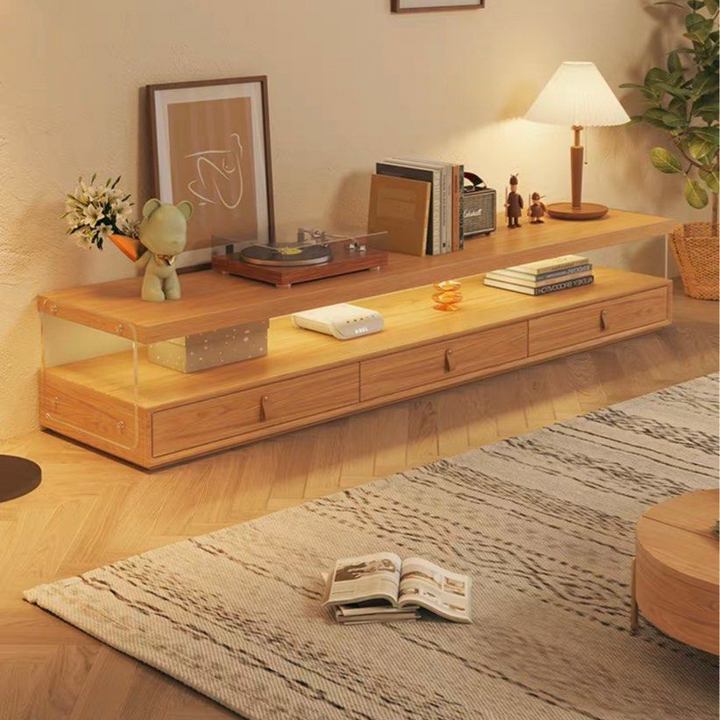 NOBA Japandi Solid Wood TV Console