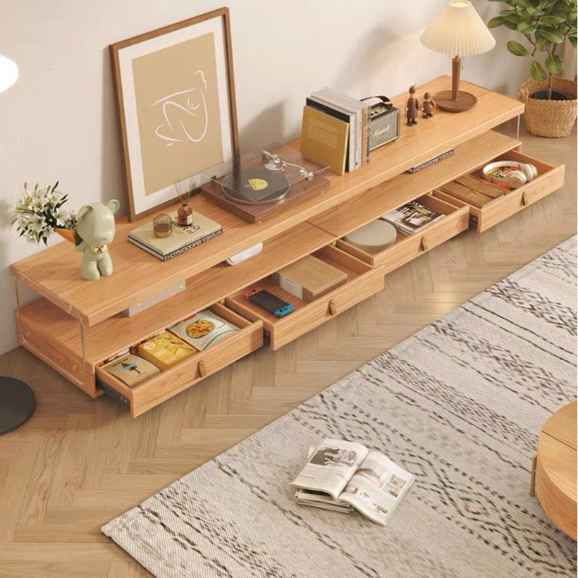 NOBA Japandi Solid Wood TV Console