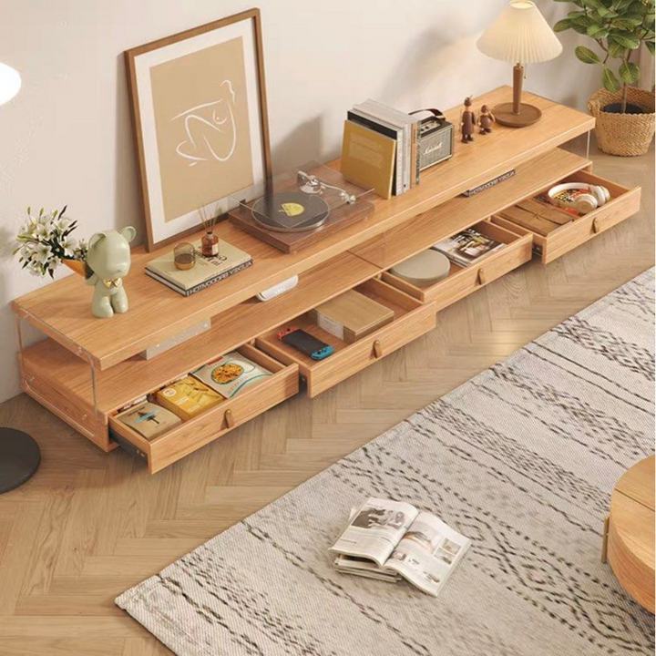 NOBA Japandi Solid Wood TV Console