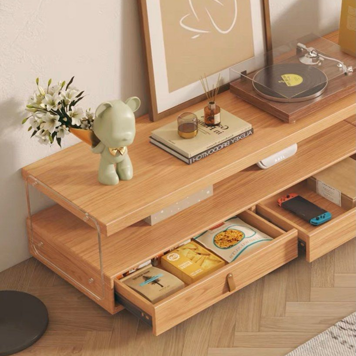 NOBA Japandi Solid Wood TV Console