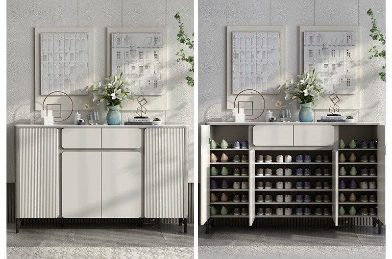 HEMIS Modern Sintered Stone Shoe Cabinet
