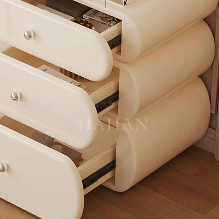 HEMNES Modern Cream Vanity Table Set