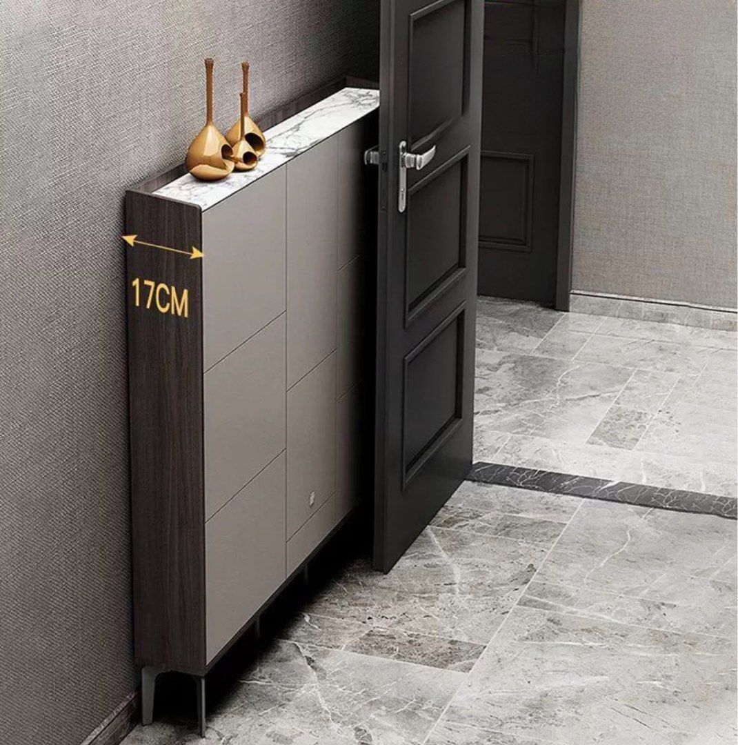HERFEL Modern Slim Shoe Cabinet
