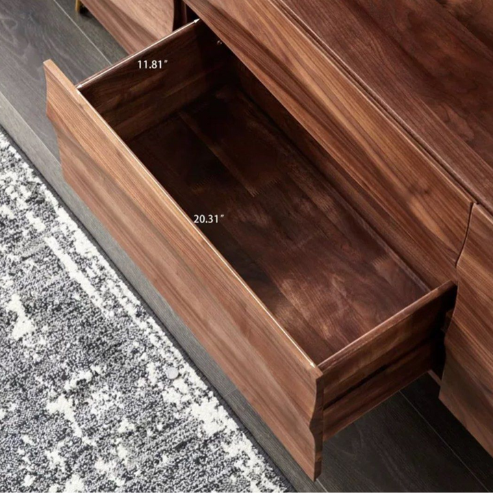 FAZI Rustic Solid Wood Sideboard