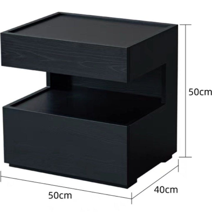 HOMME Modern LED Bedside Table
