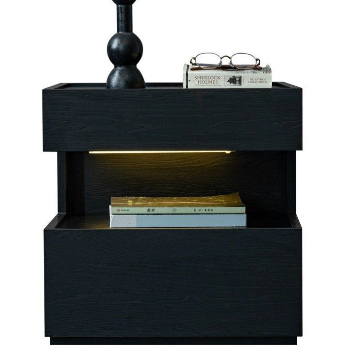 HOMME Modern LED Bedside Table