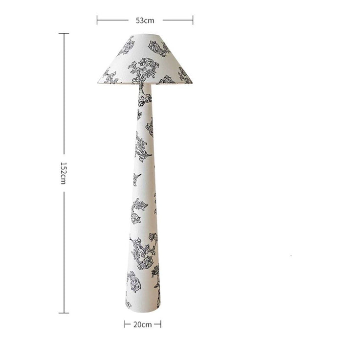 HORIJ Parisian Fabric Floor Lamp