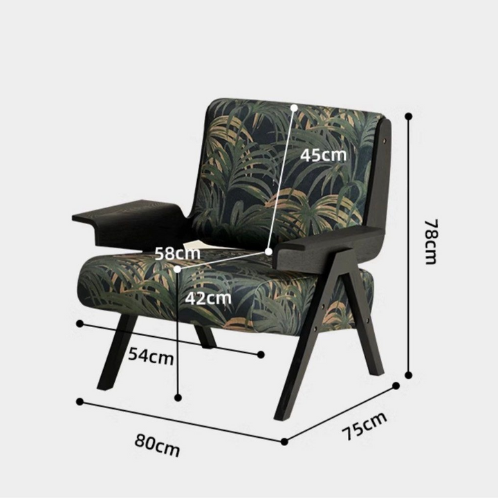 GAGE Retro Fabric Armchair