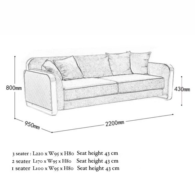 ORLENCIA Luxurious French Sofa
