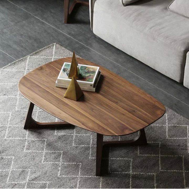 MARQUES Modern Black Walnut Coffee Table