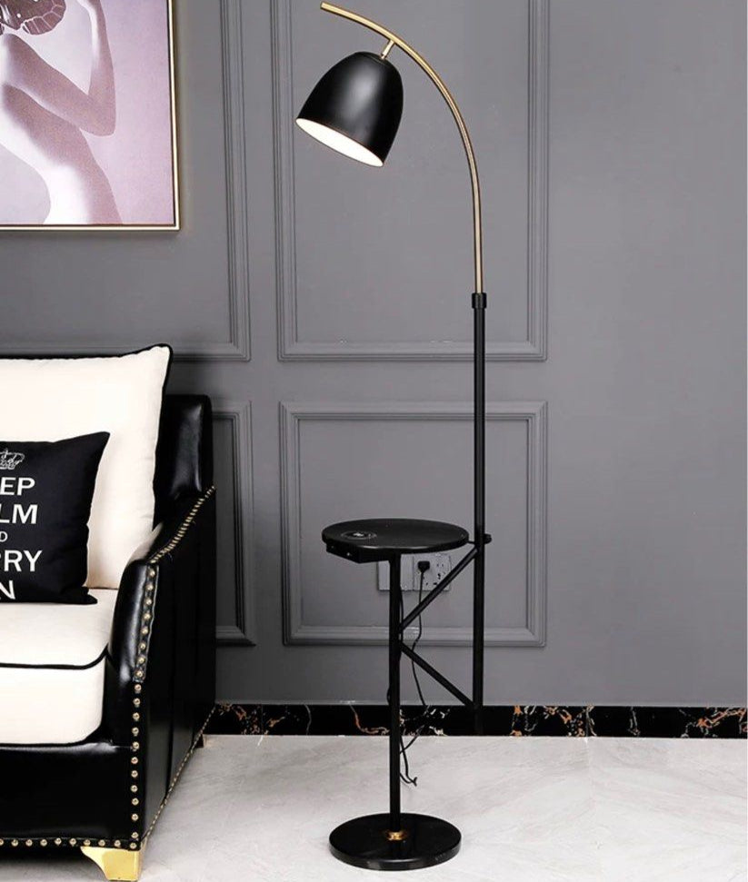 HURE Modern Lamp With Side Table