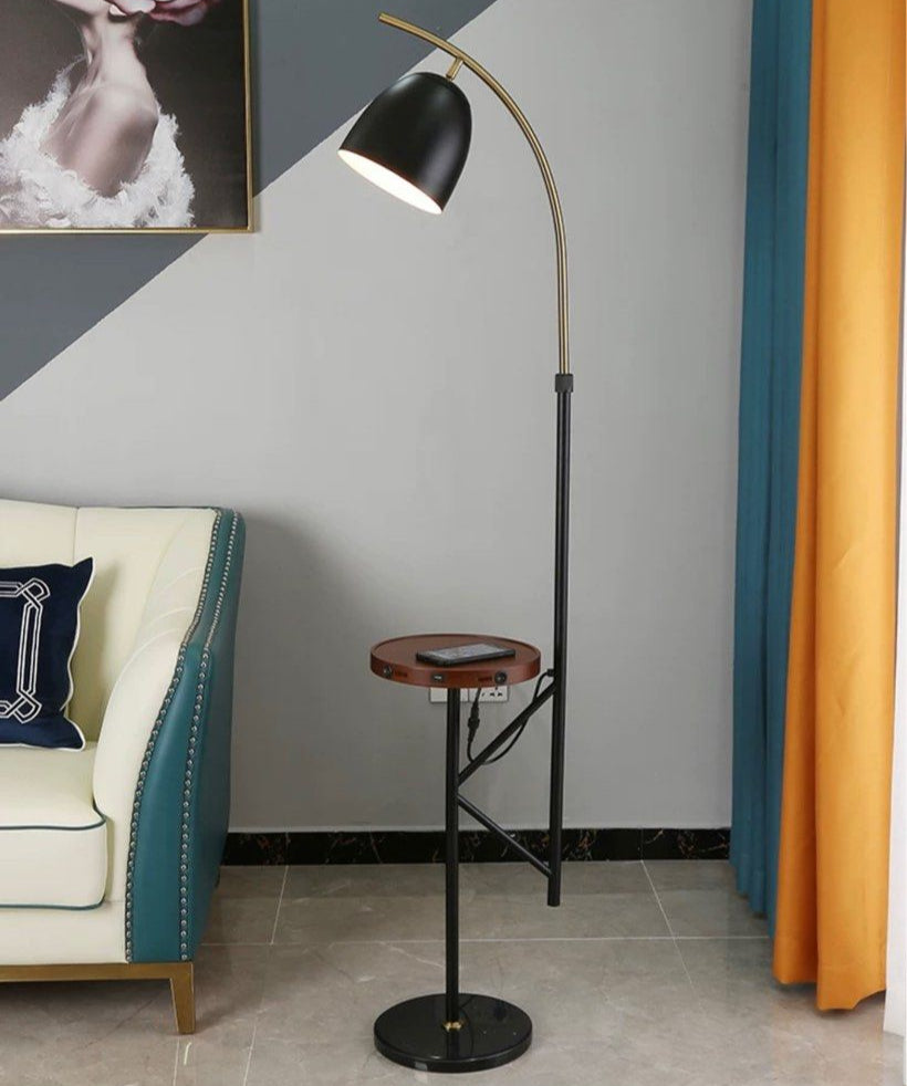 HURE Modern Lamp With Side Table
