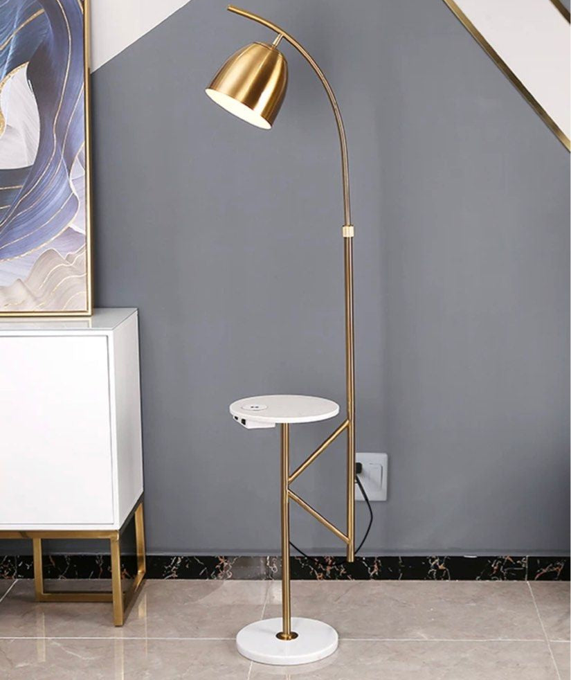 HURE Modern Lamp With Side Table