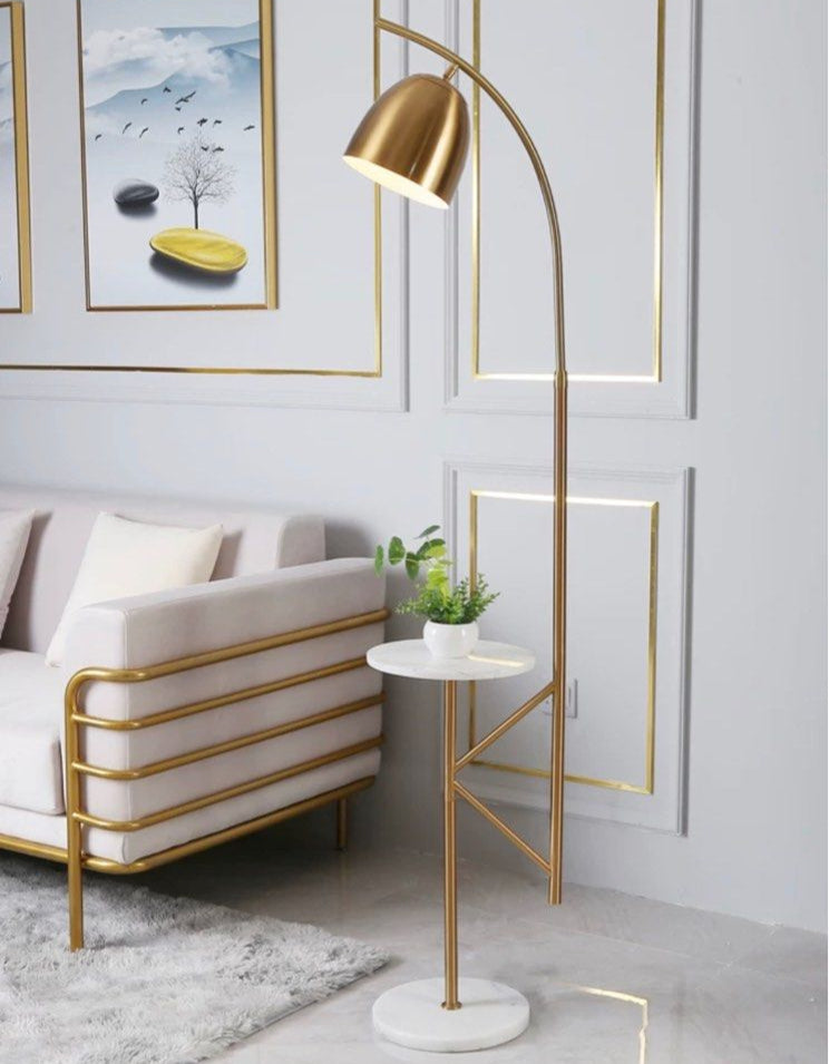 HURE Modern Lamp With Side Table