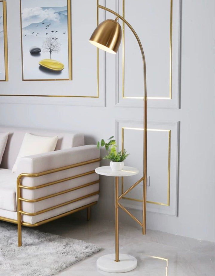 HURE Modern Lamp With Side Table