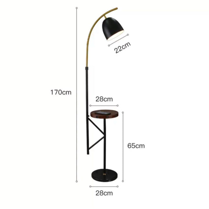 HURE Modern Lamp With Side Table