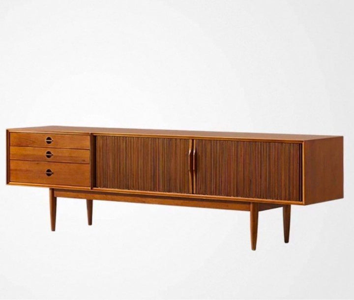 MUSKO Modern Solid Wood TV Console