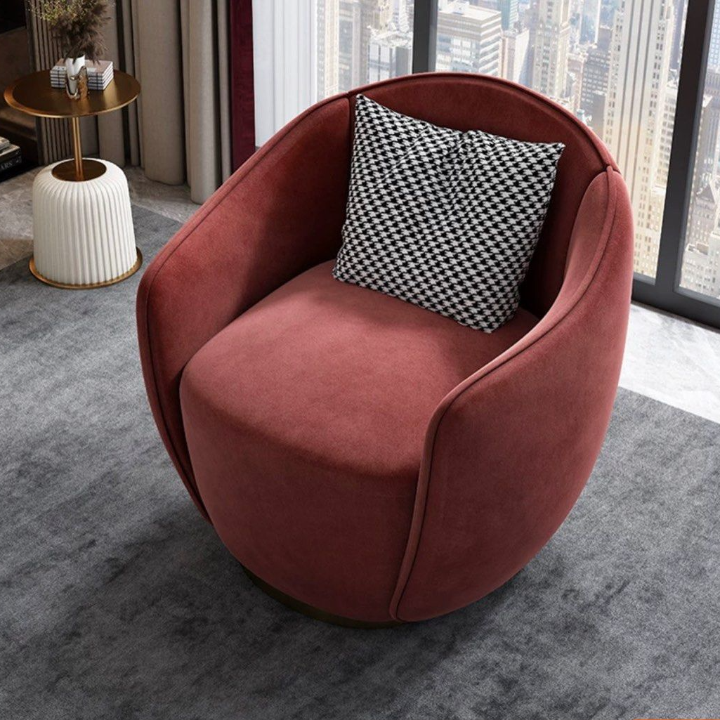 ABNER Modern Velvet Lounge Chair