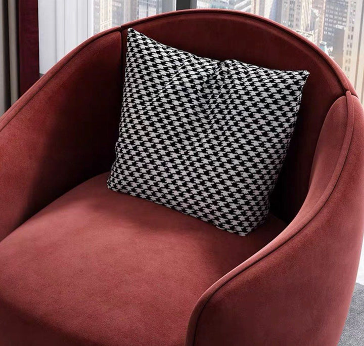 ABNER Modern Velvet Lounge Chair