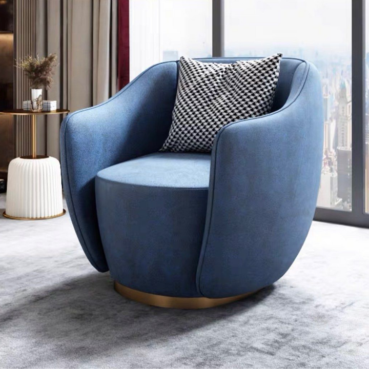 ABNER Modern Velvet Lounge Chair