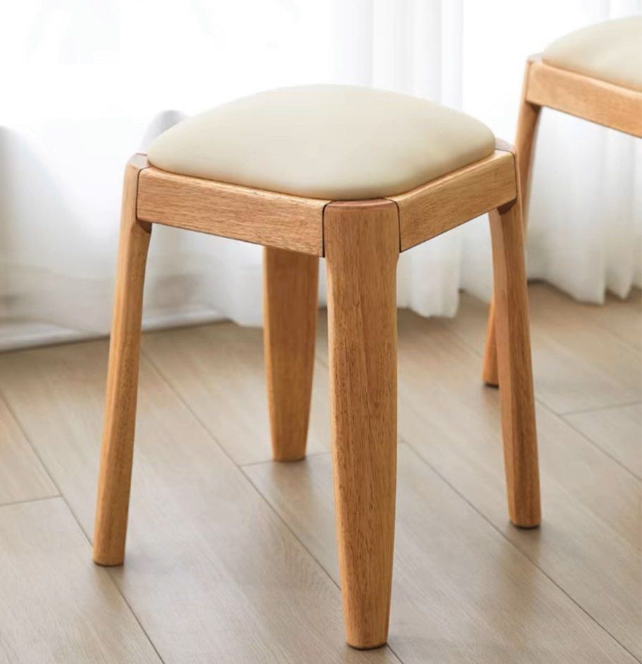 Stackable Stools Timber QUENS Stackable Solid Wood Stool – Radical Homes