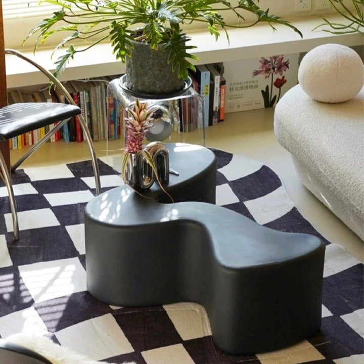 NYGAARD Modern Wavy Coffee Table