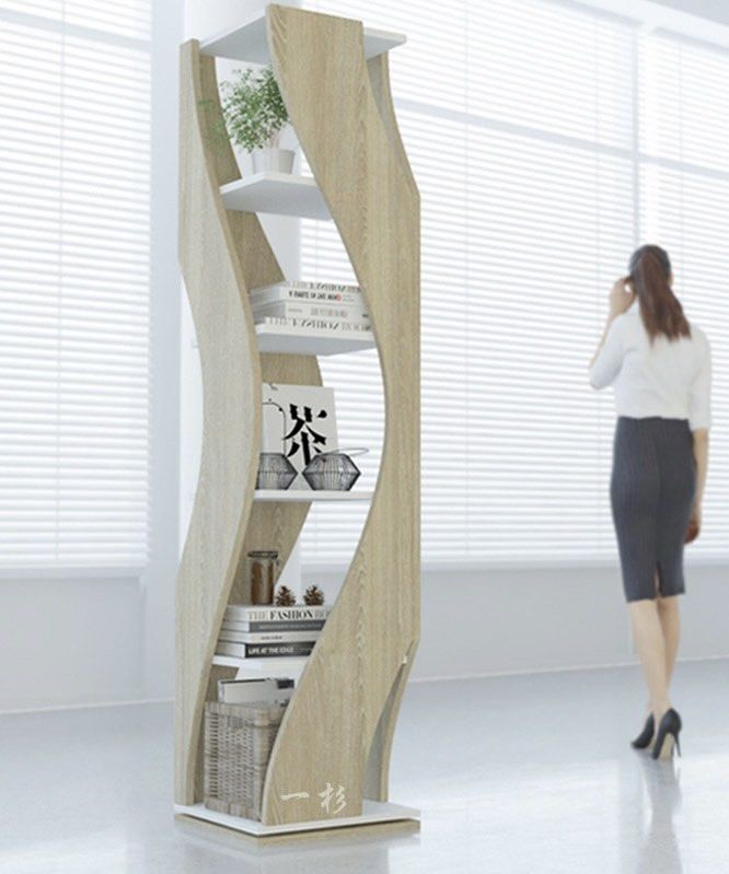 MARLENA Rustic Solid Wood Bookshelf