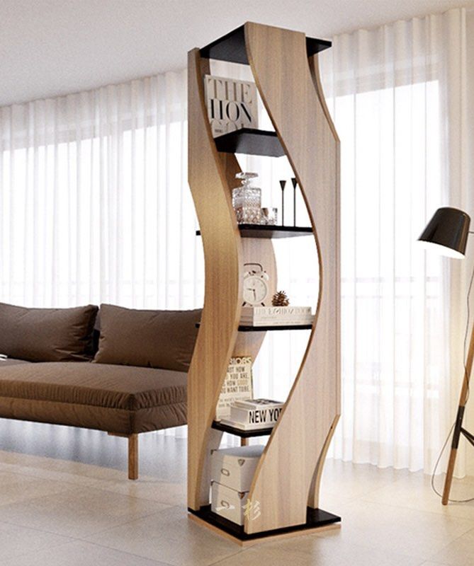 MARLENA Rustic Solid Wood Bookshelf