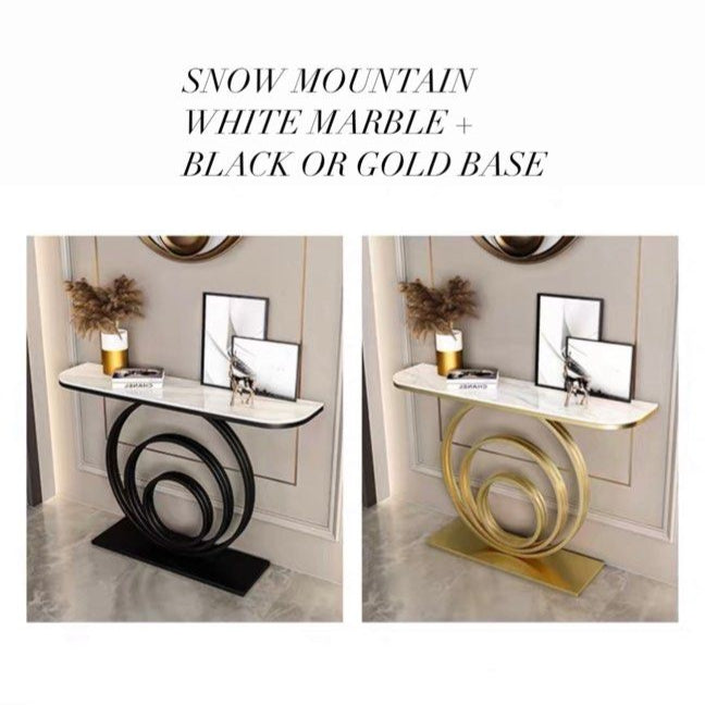 RALEIGH Modern Marble Hallway Console
