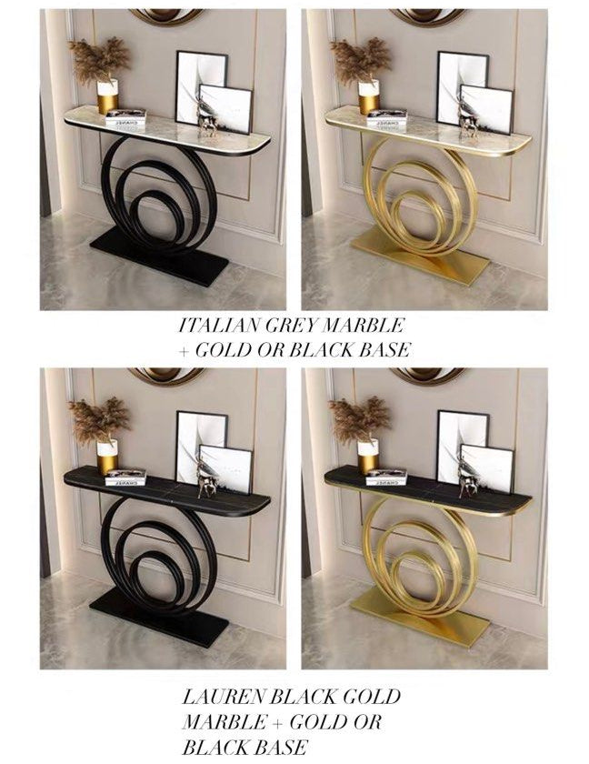 RALEIGH Modern Marble Hallway Console