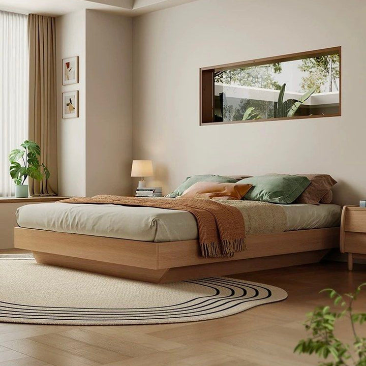 IRDEN Modern Storage Solid Wood Bedframe