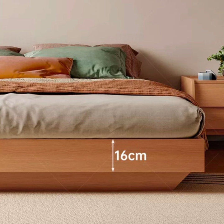 IRDEN Modern Storage Solid Wood Bedframe