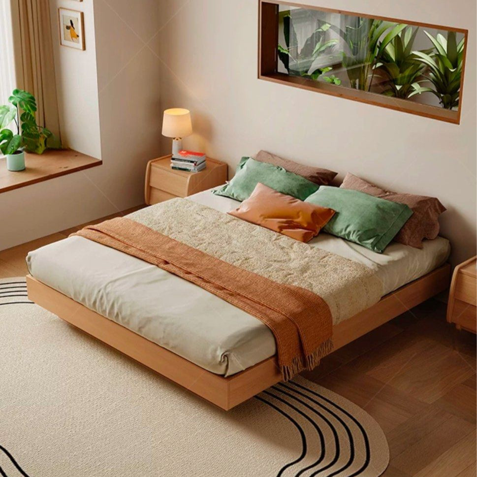 IRDEN Modern Storage Solid Wood Bedframe