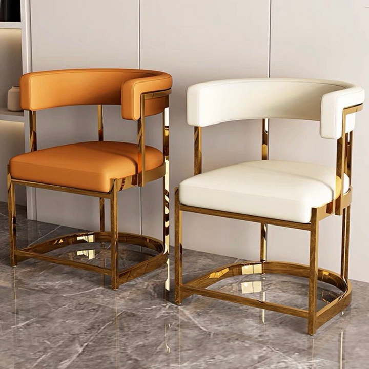 ZINDA Modern Leather Dining Chair