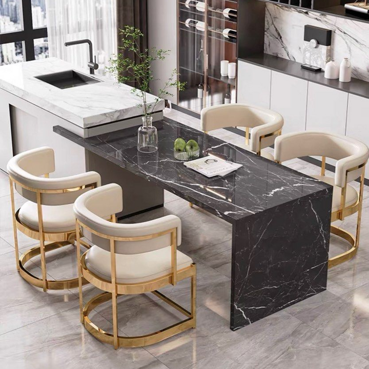 ZINDA Modern Leather Dining Chair