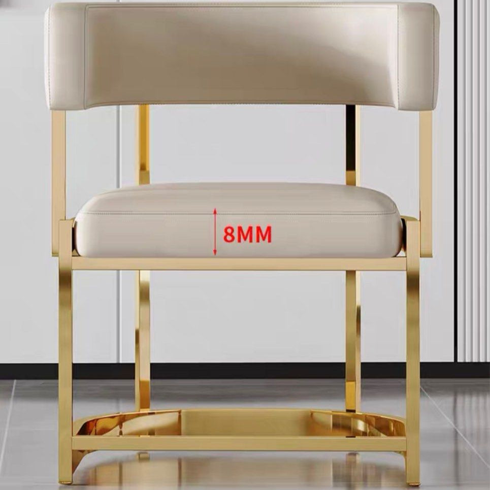 ZINDA Modern Leather Dining Chair