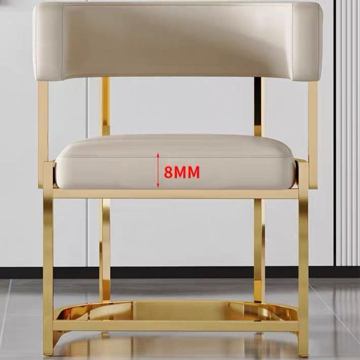 ZINDA Modern Leather Dining Chair