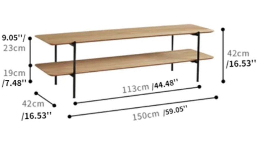 YARRICK Nordic TV Shelf