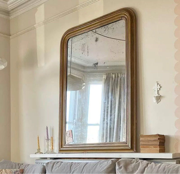 JACOVE Rustic Walnut Mirror