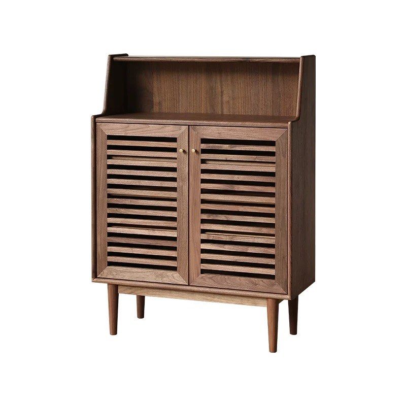 JADUE Japandi Solid Wood Shoe Cabinet