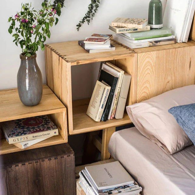 JAE Solid Wood Modular Open Storage