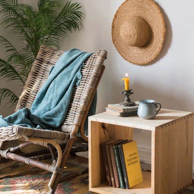 JAE Solid Wood Modular Open Storage