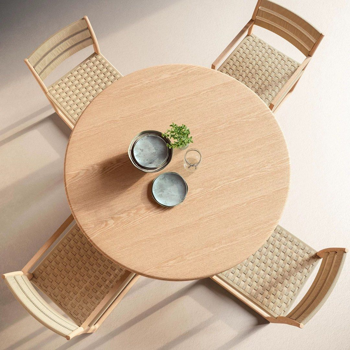 QWOK Solid Wood Dining Table