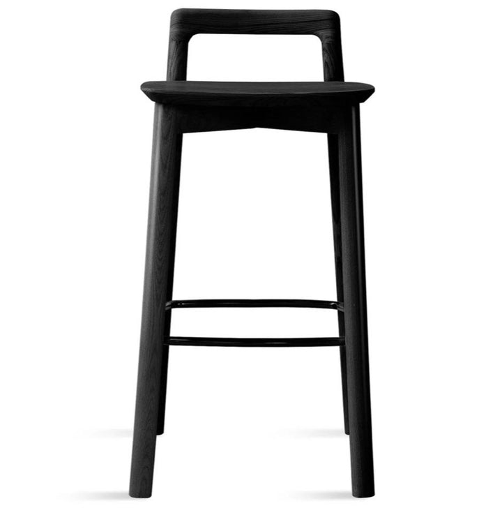 GAREN Japandi Solid Wood Bar Stool