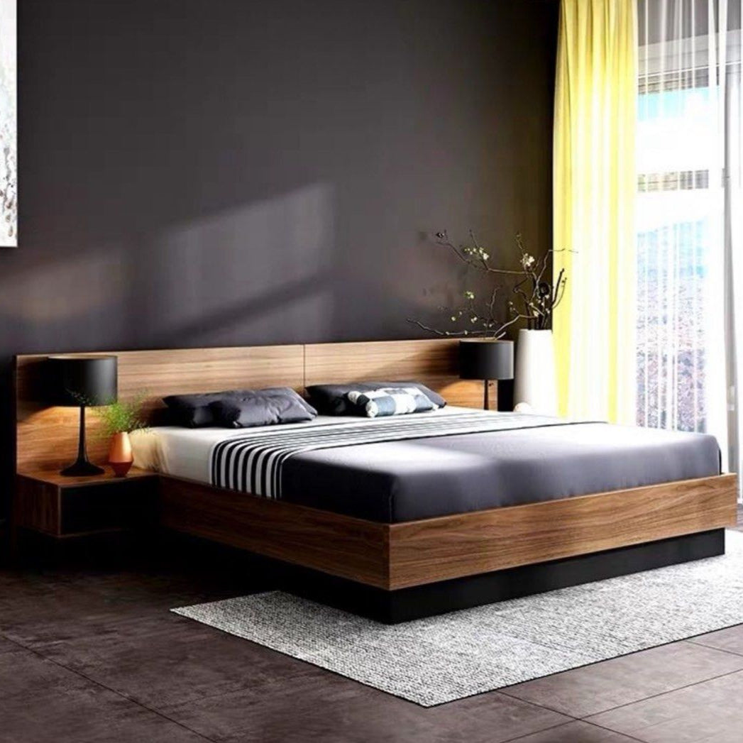 JALE Rustic Bedframe with Storage