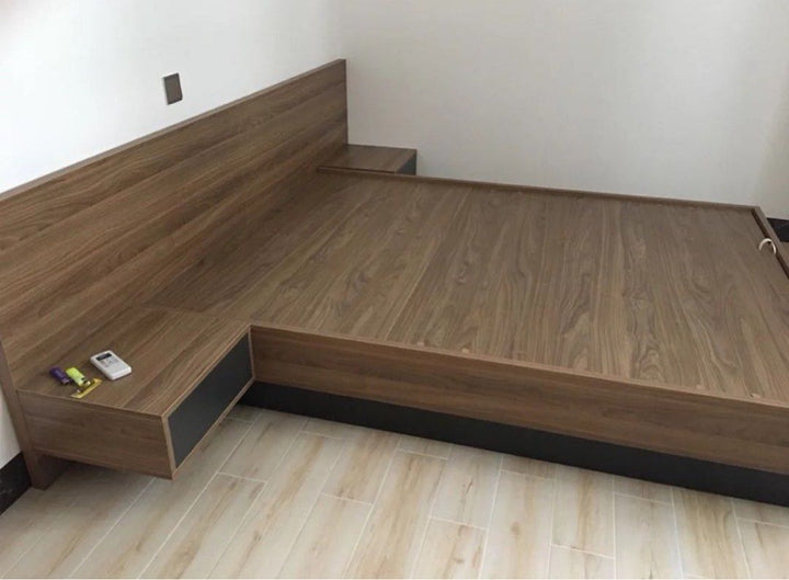 JALE Rustic Bedframe with Storage