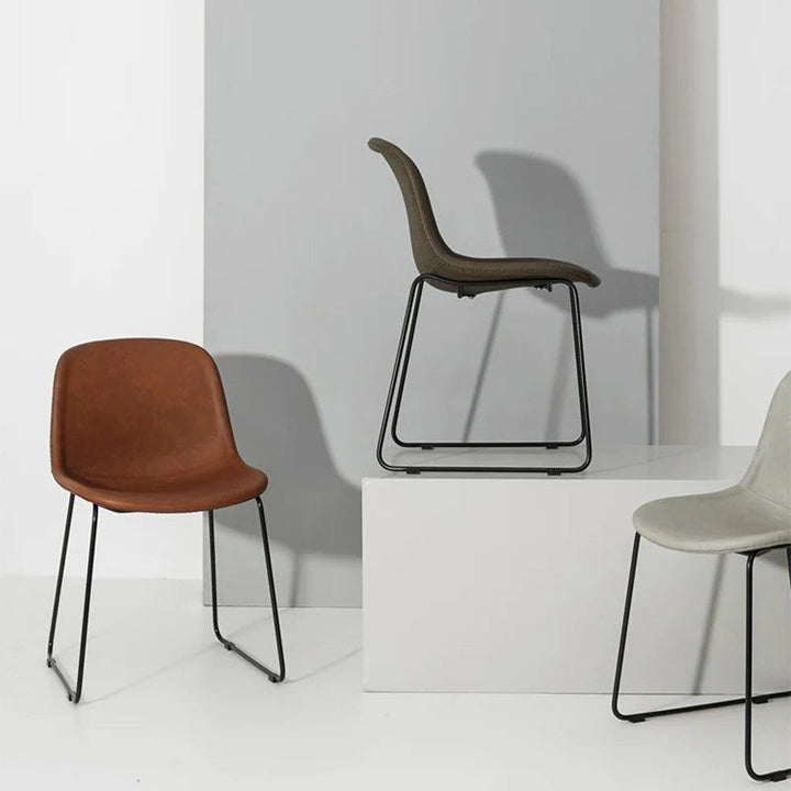 CLIEGG Faux Leather Dining Chair (Set of 2)